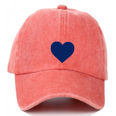 Gorra "HEART" Blue On Orange