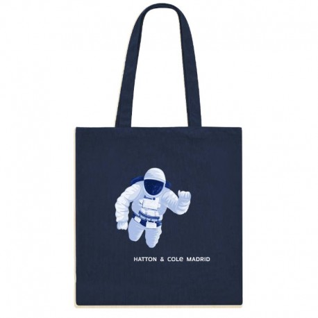 Bolsa Tote "SPACEMAN" Blue