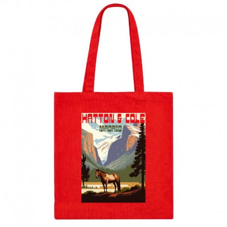 Bolsa Tote "WILD WEST" Red