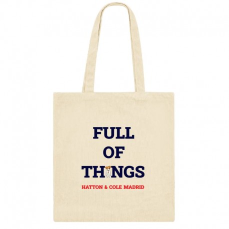 Bolsa Tote "FULL OF THINGS" Navy Blue