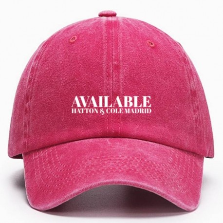 Gorra "AVAILABLE" Red